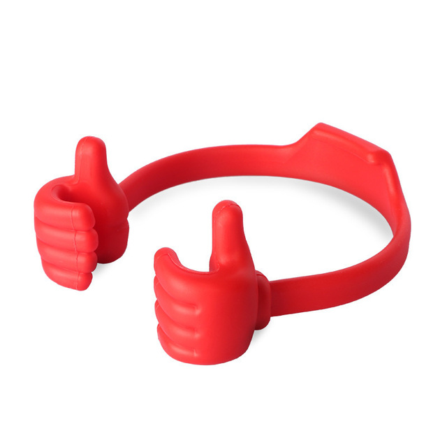 New Plastic Thumb Grip Desk Stand with Image Stabilization Portable Lazy Phone Holder for Tablets and Phones