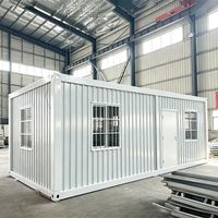 Casa Contenedor Modular Prefabricada con Estructura de Acero Corrugado, Casas Pequeñas Tipo Caravana, Casas Prefabricadas Modernas