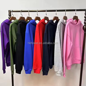 Wholesale Polyester/Cotton Pullover Men's Hoodies Sweatshirts Autumn Letter Heavyweight Denimes Puff Printing Streetwear - Product Image 1