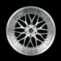 Jantes en alliage forgé sur mesure, finition brossée et polie, design concave