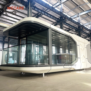 Wecare 40ft năng lượng mặt trời Powered viên nang thông minh không gian cabin Ngôi nhà nhỏ không gian viên nang nhà với Trailer - Product Image 3