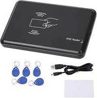 Lector de escritorio USB inalámbrico Em4100 Em4200 de alta calidad 125Khz Lector RFID de baja frecuencia 125kHz