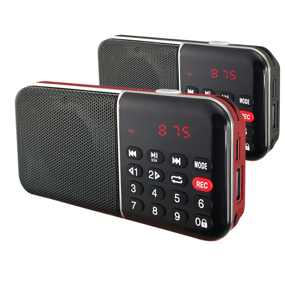 Dewant L-339 חדש דגם אדום/כחול/שחור/זהב/לבן צבע מיני מודם יד מכשירי רדיו עם USB יציאת