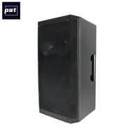 Haut-parleur stéréo actif en plastique de 15 pouces, 500W RMS, DSP, 2 voies, PA, TWS pour événements extérieurs avec entrée USB/carte SD sans fil