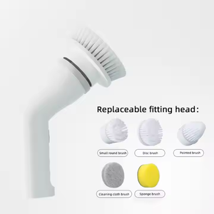 Cepillo de Limpieza Eléctrico Multifuncional Recargable por USB, Cepillo de Limpieza Eléctrico IPX6 con 5 Cabezales de Cepillo - Product Image 2