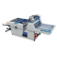 Machine à plastifier semi-automatique électrique à base d'eau pour cartons en carton laminé
