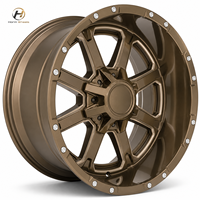 Jantes de camion tout-terrain forgées 6061-T6 de 18, 20, 22, 24, 26 pouces, finition Gunmetal, découpées et fraisées, pour F150, Ram, Silverado, SUV