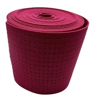 Vente en gros usine Sangle en maille élastique en polyester pour ceinture ventrale, accessoire en tissu tressé et tricoté, style chevrons