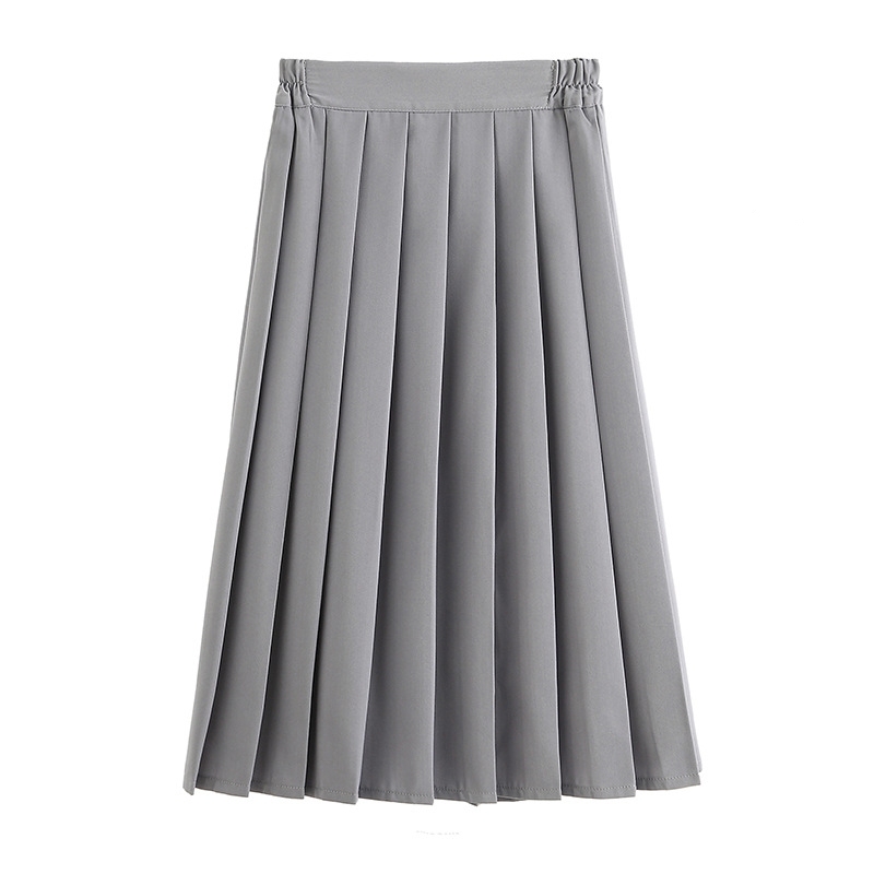 GREY  MIDDLE SKIRTS