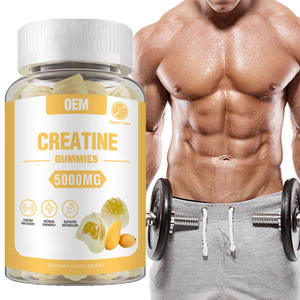 Gummies pré-entraînement personnalisées OEM sous marque privée avec créatine et bêta-alanine pour hommes – Complément énergétique pour l'exercice – Durée de conservation de 24 mois - Product Image 1