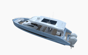 Kinocean Yacht di Lusso 46 Piedi in Alluminio, <span class=keywords><strong>Barca</strong></span> da Carico in Vetrina con Letto Matrimoniale a Prua - Product Image 2