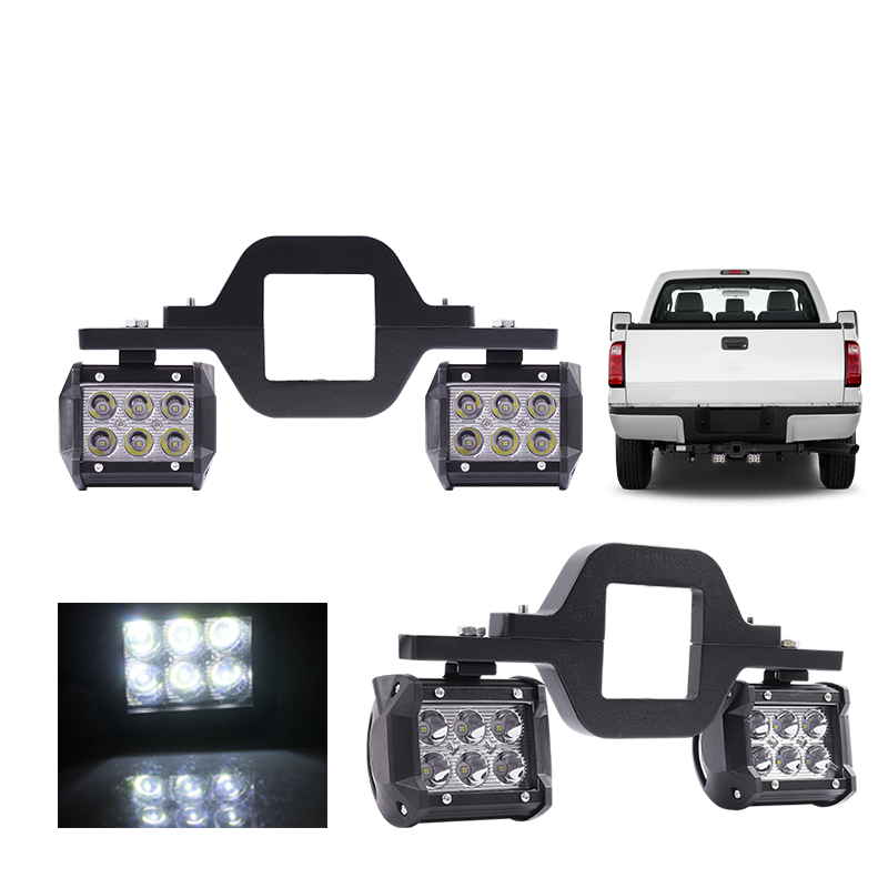 2 Lumières avec Support 72W