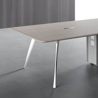 Table de conférence au design minimaliste, résistante aux taches, pour 6 à 12 personnes, table de réunion de bureau commercial, table de réception