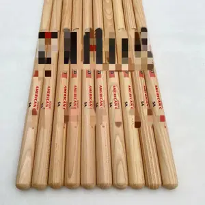 Factory Customize Logo 5A Drumsticks Hickory Drumsticks