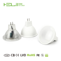 Ampoule LED Spot MR16 3W-7W, base Gu5.3 moderne, matériau PC, utilisation en chambre, haute luminosité, CRI 80, AC/DC 12-24V