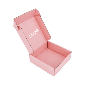 Quà Tặng Bao Bì Craft Kraft Hộp Giấy Dễ Thương Màu Hồng Nhỏ Gấp Bao Bì Giấy Hộp Quà Tặng Với Hộp Sóng - Product Image 1