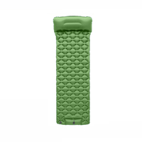 Matelas de plage gonflable portable avec logo personnalisé pour les voyages et la randonnée, tapis de camping pliable en TPU