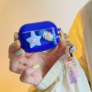 Étui pour écouteurs en silicone, personnalisé, motif Animal de <span class=keywords><strong>mer</strong></span>, étui airpods pour <span class=keywords><strong>Iphone</strong></span>, pièces - Product Image 2