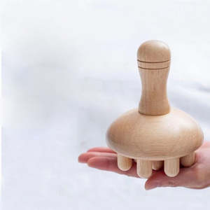 Vente en gros de tasses corporelles avec logo personnalisé outils de <span class=keywords><strong>massage</strong></span> outils de <span class=keywords><strong>massage</strong></span> outils de thérapie du bois en forme de champignon - Product Image 6