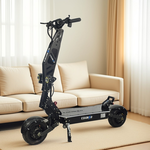 Potente Scooter Eléctrico de 60V 72V con Doble Motor, Neumático Todoterreno de 11 Pulgadas, Batería de 30AH 40AH, Alcance de 60-120 km, Scooter Eléctrico Plegable para Adultos R7 con Aplicación - Product Image 1