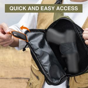 Riñonera Táctica Grande, Bolsa de Cintura Cruzada para Hombre, con Cinturón Ajustable, para Entrenamiento, Viajes, Casual, Correr, Senderismo - Product Image 3