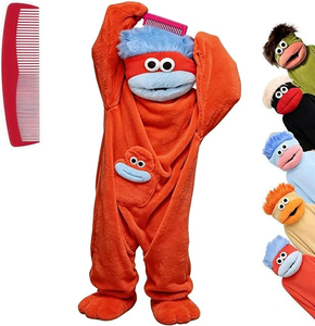 Pigiama Unisex Divertente a Forma di Mostro con Bocca Grande, Taglia Grande, Kigurumi per Adulti, Cartone Animato, in Flanella e Pile - Product Image 2