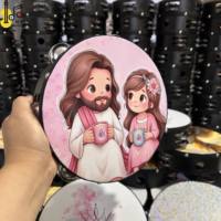 Wholesale Double row Wooden Black 8 Inch Musical Instrument Noise Maker Percussion Education Handheld Tambourine Price