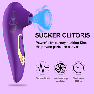 Vibrateur à succion clitoridienne, stimulateur vibrant pour clitoris et mamelons, masturbateur féminin, articles pour adultes, jouet sexuel pour femmes - Product Image 5