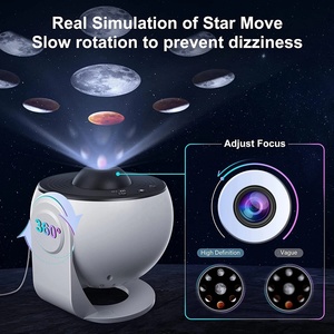 Lampe de projection moderne LED <span class=keywords><strong>ciel</strong></span> <span class=keywords><strong>étoilé</strong></span> planétarium rotatif blanc nuit galaxie <span class=keywords><strong>projecteur</strong></span> pour enfants adultes vacances cadeaux décoration - Product Image 6