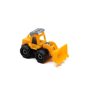 DIY simulasi model ekskavator geser anak-anak, mobil teknik bongkar pasang - Product Image 4