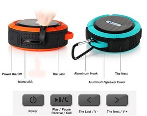 2025 Sản Phẩm Mới C6 3.0 Loa Không Dây Với Mic Có Thể Tháo Rời Cốc Hút <span class=keywords><strong>Mini</strong></span> Xách Tay Tắm Loa Không Thấm Nước - Product Image 4