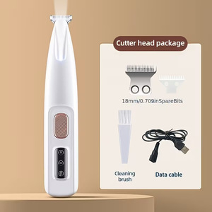 Cortadora de Pelo Recargable para Mascotas con Iluminación LED, Resistente al Agua, Material ABS, para Perros y Gatos - Recortadora para el Área de los Ojos y la Cola - Product Image 6