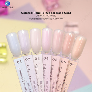Crayons de couleur sans HEMA ni TPO, base en caoutchouc, couleur nude, gel de base en caoutchouc de haute qualité, best-seller, marque privée professionnelle - Product Image 2