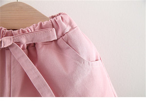 Ropa de bebé acolchada, camisetas lisas para niños, pantalones a juego personalizados con logotipo de jeans, compras en línea en Hong Kong - Product Image 6