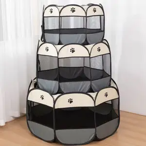 Tente <span class=keywords><strong>de</strong></span> mise bas et d'élevage <span class=keywords><strong>pour</strong></span> chattes, en tissu Oxford écologique, à motif uni, fermée, <span class=keywords><strong>pour</strong></span> petits animaux - Product Image 1