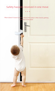 PRODIGY - Arrêt-porte de sécurité pour enfants en forme de pomme, matériau EVA, <span class=keywords><strong>anti</strong></span>-pincement, <span class=keywords><strong>anti</strong></span>-vent, silencieux, écologique, ensemble de protection pour les toilettes - Product Image 3