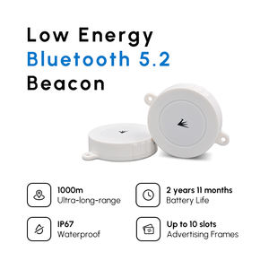 Feasycom impermeable Ultra-Largo Alcance 1000m Bluetooth 5,2 Smart Tag OTA UWB BLE Beacon con batería reemplazable - Product Image 2