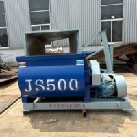 Malaxeur à béton forcé haute efficacité JS500, machine automatique de mélange de ciment pour usines de blocs et projets de construction