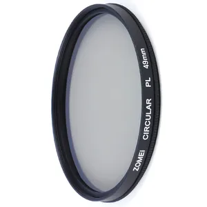 Filtro de lente de câmera digital zomei, 49mm, polarizamento circular, filtro cpl