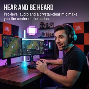 เจบีแอล ควอนตัม 400 หูฟังอีสปอร์ตแบบมีสายแบบสวมศีรษะ,รุ่นการ์ดเสียง USB, เอฟเฟกต์เสียง <span class=keywords><strong>DTS</strong></span> 2.0, เสียงรอบทิศทาง 7.1 - Product Image 6