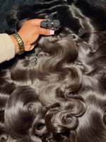Cheveux humains ondulés cambodgiens d'un seul donneur, 100 % naturels non traités, mèches de cheveux humains bouclés birmans, mèches de cheveux humains bouclés indiens bruts