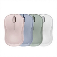 M221 Mouse Optik USB Nirkabel 2.4GHz 1000DPI LED Backlit Tahan Air untuk Pemain Kanan, Fashion Wanita, Kantor, Rumah, PC Stok 3