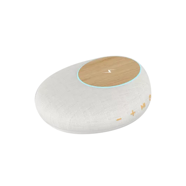 2022 New 10w 3 in 1 Universal Bamboo Speaker with Portable Wooden Multifunctional Wireless Charger
