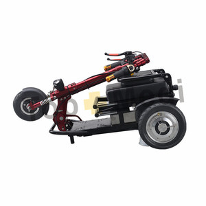 Topmedi 3 ruedas plegable de la movilidad eléctrica Scooter para adultos mayores - Product Image 3