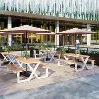 Prix DDP USA 2025 – Table à manger moderne haut de gamme 6 places avec plateau en marbre et structure en bois massif – Ensemble de salle à manger extensible pour la maison