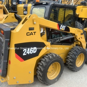 Low Price Used Caterpillar 246 <b>Small</b> <b>Wheel</b> Loader 2 Tons Machinery Construction Equipment Cat 246B 246D Loader Low Hours - Product Image 2