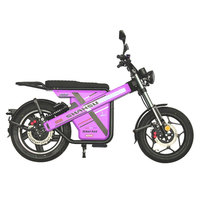 Scooter Eléctrico de Dos Ruedas Estilo Harley de Alta Velocidad con Varios Colores, Equipado con un Motor de 60V 2000W y una Autonomía de 40 km
