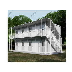 Nieuwe Stapelbare Opvouwbare Opvouwbare Container 15 Minuten Snelle Installatie Goedkope Prefab Container Kantoor Stalen Container Huis