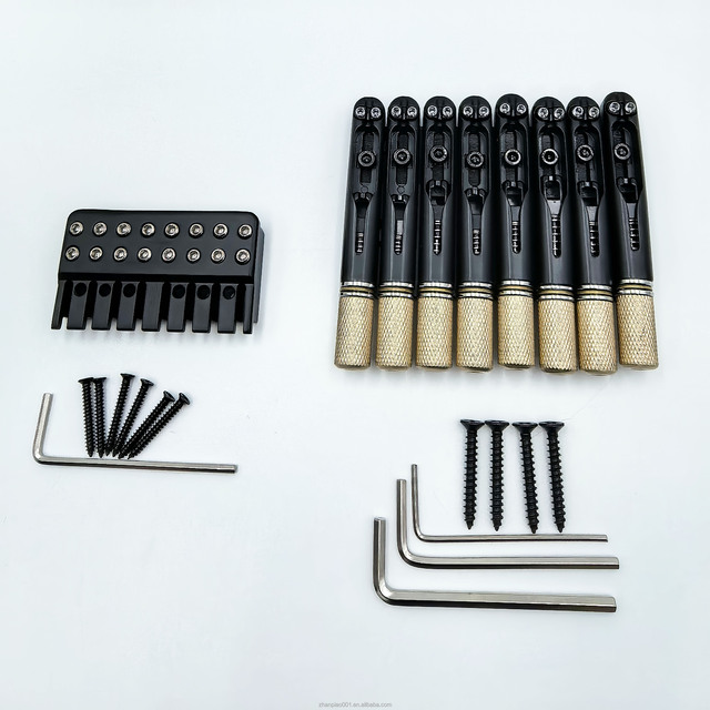 HIVE Complete Set Original Factory Accessories High-end 8-string 56MM Headless Electric Guitar Nut 10.5MM Electric Guitar Bridge