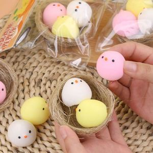 Jouets Squishy Kawaii en forme de petit poussin, balles anti-stress pour enfants, cadeaux de fête, jouets anti-stress pour anniversaire - Product Image 3